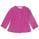 JoJo Maman Bebeジョジョママンベベ(イギリス)/Cotton Cardigan コットンカーディガン/6-12m (78cm)/フューシャーピンク/B8434FUC612