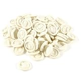 uxcell　指サック　指先グローブ　ネイルアート　使い捨て　ゴム　ラテックス　100個入り