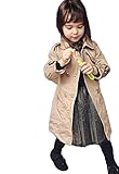 (チェリーレッド) CherryRed 子供服 子供コート キッズコート アウター トレンチコート 防風 保温 可愛い 110 カーキ