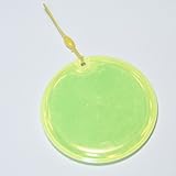 交通安全用リフレクター（反射シートタグ）円型直径80mm 黄色