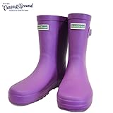(オーシャン&グラウンド)Ocean&Ground カラーレインブーツ パープル 21cm
