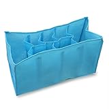 ベビー用　おむつ　収納バッグ　ブルー