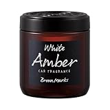 CARALL(カーオール) 晴香堂 車用 芳香剤 ブラウンマークス ゲル【ホワイトアンバー】ジェル ボトル 160ml 3531