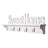 ホット ホーム ホワイト みすぼらしい シック な エレガント な スタイル棚壁掛け棚寝室冊商品収納ホルダー リビング ルーム ウッド クラフト