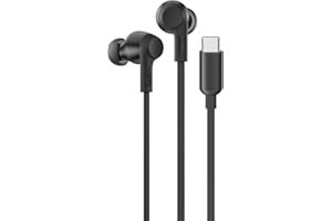 Belkin SoundForm ANC 有線イヤホン USB-C対応 ノイズキャンセリング Window/MacOS/IOS対応 MacBook Pro/Air、iPad Proなど対応 ブラック G3H0003fqBK