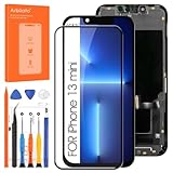 SRJTEK For iPhone 13 Mini IPS 液晶パネル タッチパネルデジタイザー 5.4インチA2628, A2481, A2626, A2629, A2630 3D タッチスクリーン LCDディスプレイタッチスクリーン デジタイザー 修理パーツ 工具付き