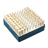 MOHOO 100pcs 羊毛フェルトバフ ファインウール研磨 研削 鏡面研磨や金属磨き仕上げ