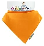 Dribble Ons Baby Bandanna Bibs Keep Babies Dry (Orange) by sock ons [並行輸入品]