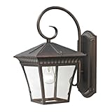 Elk Lighting 8411EW/70 Ridgewood Coach Lantern Medium Hazelnut Bronze Finish [並行輸入品]
