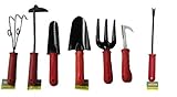 Bosmere P803 Hand Tools with Red Handles, Set of 7 [並行輸入品]