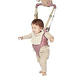 Shengshou 赤ちゃんベルトハーネス 歩行器 補助器具 (ピンク)