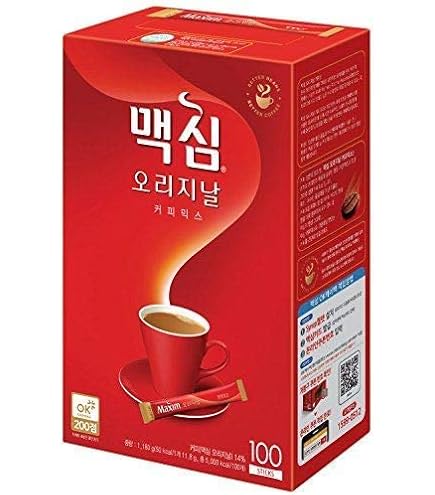 Amazon.co.jp: 韓国でコーヒー【Maxim Coffee Mix モカゴール】(100袋