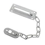 Perfk ドアロックチェーン　セキュリティガードラッチ　ボルト制限器ガード　頑丈　防錆　盗難防止