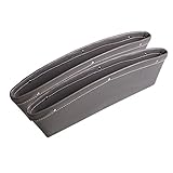 Zhhlinyuan 高品質 2PCS Car Seat Side Storage Box Pu Leather Pocket Interior Car Accessory