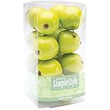 FloraCraft SimpleStyle 15-Piece Mini Decorative Fruit, Green Apple [並行輸入品]