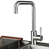 Tophome キッチン蛇口　 台所蛇口　 シンク や 洗面台 水栓金具　ステンレス鋼　光沢　冷熱混合水栓 キッチン用 台所蛇口 シングルレバー 泡沫 混合水栓 水道 蛇口