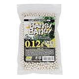 SIIS エスツーエス 日本製 Bang ! Bang ! 0.12g BB弾 1箱18袋入り ホワイト PGB-04B