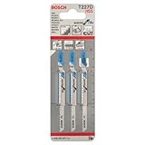 BOSCH(ボッシュ) アルミ・非鉄金属用ジグソーブレード3本組 T-227D/3