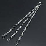 amzmonnsuta　40cm　植木鉢・吊り鉢 チェーン　差し替え　ガーデンフラワー ブリキ ポット用 　スリングチェーン