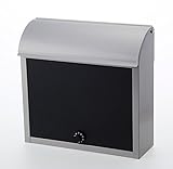 ステンレスポスト 暗証ダイヤル錠式 【大型】 ブラック色 B4サイズ対応