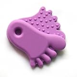 The Art of CureTM Organic Teething Necklace LAVENDER FEET, BPA Free, by The Art of Cure