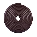 AMAA コーナー ガード 赤ちゃん ケガ防止　厚手　ベビー用 全長5m オリジナル ブラウン