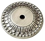 Belwith Keeler Richelieuコレクション1 1 / 2 "ノブバックプレートアンティークピューター