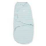 Summer Infant SwaddleMe Cotton Knit Prints - Large Teal Stripe