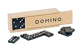 Domino in Wooden Box Game (28 Piece) [並行輸入品]