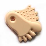 The Art of CureTM Organic Teething Necklace CREAM FEET, BPA Free, by The Art of Cure