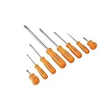 Sunex International 9806 Professional Screwdriver Set - 8 Pc., Orange [並行輸入品]