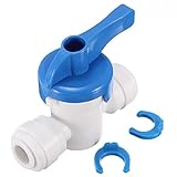 ILS - 1/4 Inch Ball Valve Shut off Quick Connect Water Connect