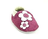 子ユニセックスベビーKids Girls pre-walkerレザーモカシンスリッポン靴 カラー: パープル