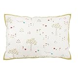 Auggie Printed Sham Pillow Cover, Rabbit Patch/Fern by Auggie [並行輸入品]
