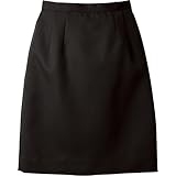 [アイトス] シャーリングスカート 010/ブラック AZ-HS2605 LL