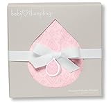 C.R. Gibson Jacquard Muslin Swaddle Blanket By Baby Dumpling Measures 35 x 35 - Pink Diamonds [並行輸入品