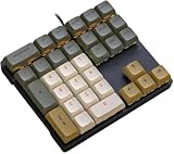 LumoLight33キー有線バックライト付きテンキーType-C外付けノートブックラップトップテンキーキーライン分離33キー人間工学 (シマーブルーシャフト)