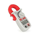 JTW-3268GFミニデジタルクランプメータマルチメータ3999カウントオートレンジAC / DC Volt Ampオーム容量温度ダイオードテスタ（色：グレー＆レッド）