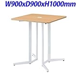 NK ハイテーブル 天板メープル W900×D900×H1000mm KHH-0909-MA