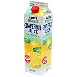 KSK 神田食品研究所 グレープフルーツジュース100% 1000ml×6本