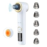 ANLAN 毛穴吸引器 毛穴ケア吸引器 毛穴クリーナー 美顔器 温熱ケア 5種類の吸引ノズル 3段階吸引力 USB充電式
