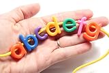 [キュリアスマインド]Curious Minds Busy Bags Lowercase Alphabet Lacing Beads Busy Bag Perfect Fine Motor Learn