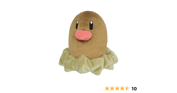 Amazon ポケットモンスター All Star Collection ディグダ S ぬいぐるみ 高さ12 5cm ぬいぐるみ おもちゃ