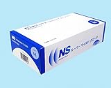 【日昭産業】NS スーパーマイルド プラスチック手袋 パウダーフリー M 100枚*20箱入り (ケース販売)