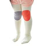 タイツ キッズ ニット レギンス コットン 動物 0-3歳 足付き 子供タイツ 秋 多色 kootk No.1 0-1歳