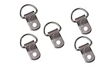 バルクハードウェアbh02740画像フレームHanging Dリング – スモール、ニッケルメッキ、25パック