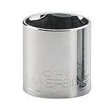 Powerbuilt 940086 1/2 Dr. 6 Pt. SAE Standard Socket, 1-1/4 by Powerbuilt