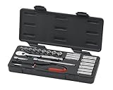 KD Tools KDT80327 22 Piece 1/4 Inch Drive Metric 6 and 12 Point Socket Set