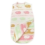 OOKISTORE ふわふわ6重ガーゼスリーパー 寝冷え防止 ボタン開閉式 吸水性・通気性・吸湿性・速乾性 夏冬 冷暖房対策 35*58 cm(新生児~3歳頃) 出産祝い〔ひつじ柄〕