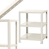 スマートラック NSTR-127 幅45×奥行45×高さ60cm 3段 ホワイト 40㎏/段